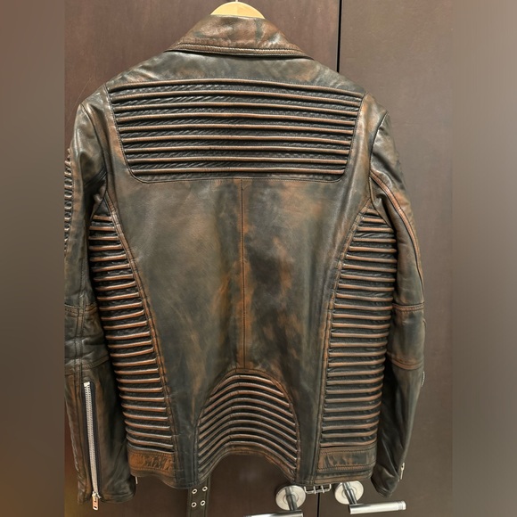 Leather Jacket - Biker Ribbles - Picture 2 of 14